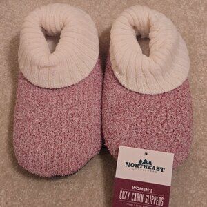 Northeast Outfitter Cozy Cabin Slippers Women's  Size‎ 5-7.5 Color Marl Pink NEW